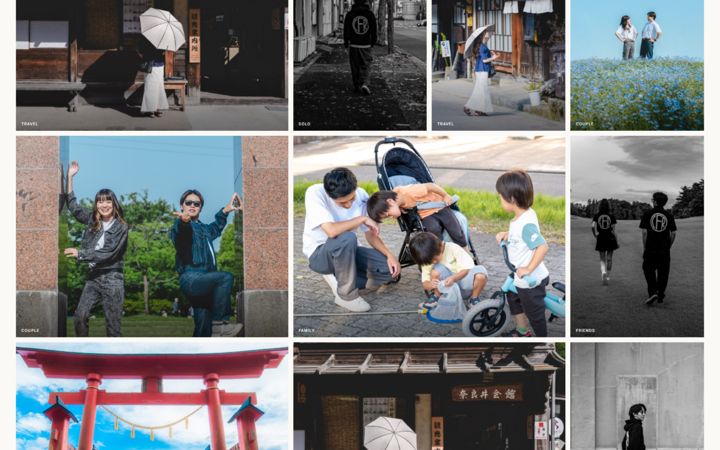 COREDRIVE PHOTO｜個人向け撮影サービス ブランドサイト制作